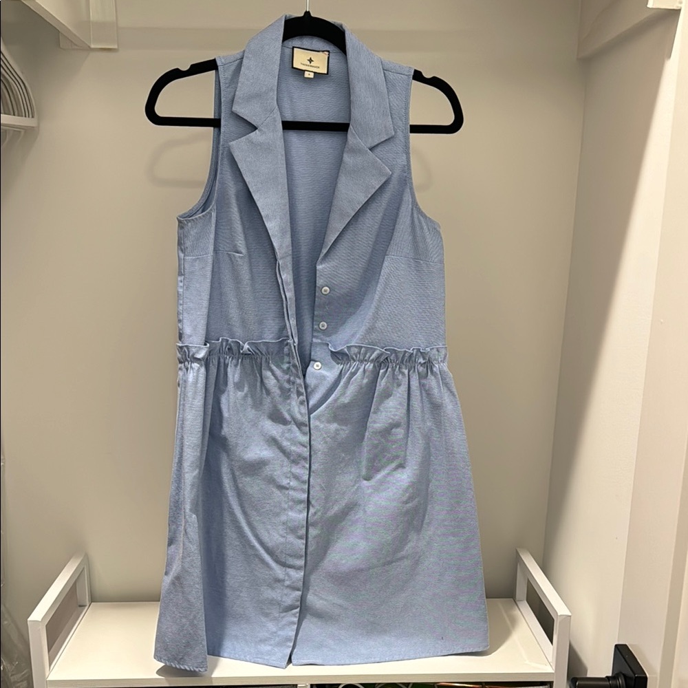 Tuckernuck Blue Collared Dress